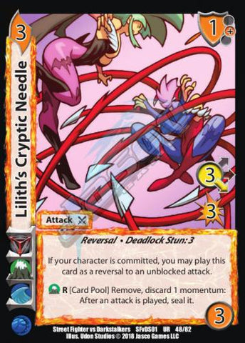 Lilith's Cryptic Needle (48/82) [Street Fighter vs. Darkstalkers]