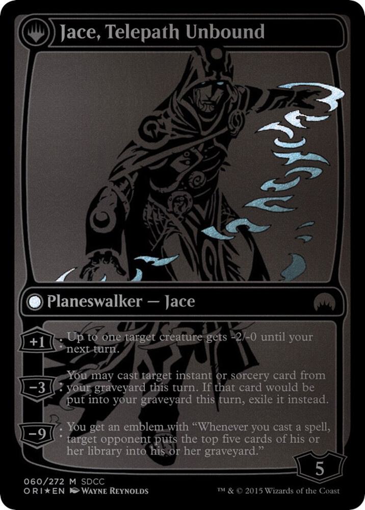 Jace, Vryn's Prodigy // Jace, Telepath Unbound [SDCC 2015 - ORI]