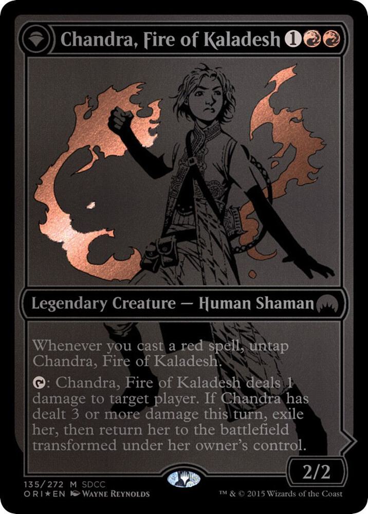 Chandra, Fire of Kaladesh // Chandra, Roaring Flame [SDCC 2015 - ORI]