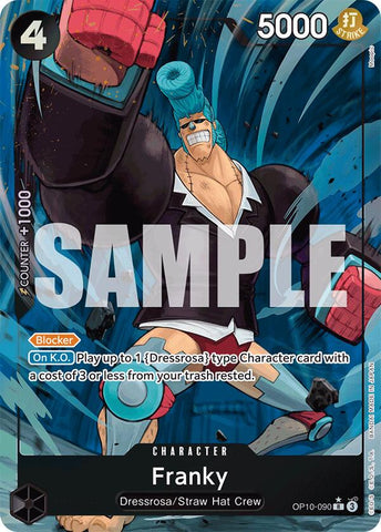CGC Graded - Franky (OP10-090) [One Piece: Royal Blood (Alternate Art Parallel)]