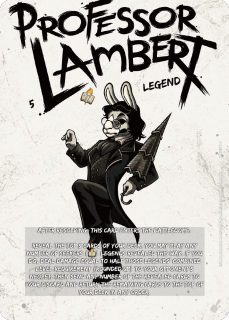 Professor Lambert (Alternate Art) [War for the Obelisk]