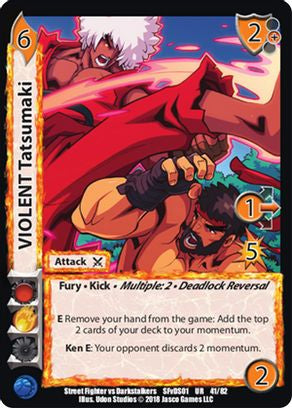 Violent Tatsumaki (Street Fighter vs Darkstalkers)