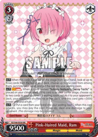 Pink-Haired Maid, Ram - Re:ZERO (RZ/S46)