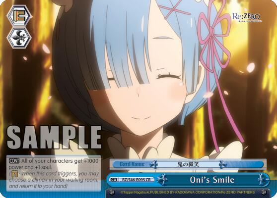 Oni's Smile - Re:ZERO (RZ/S46)