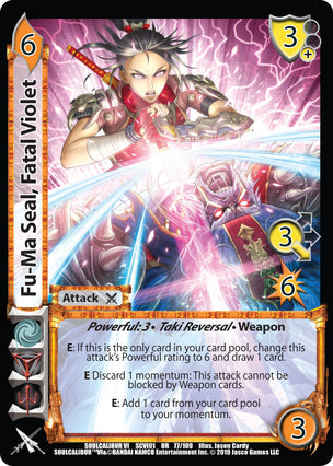 Fu-Ma Seal, Fatal Violet (Soul Calibur VI)
