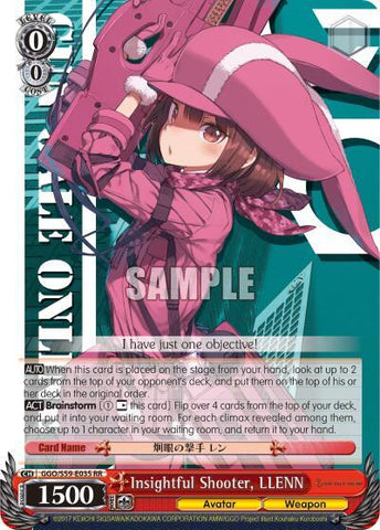 Insightful Shooter, LLENN - Gun Gale Online (GGO/S59)