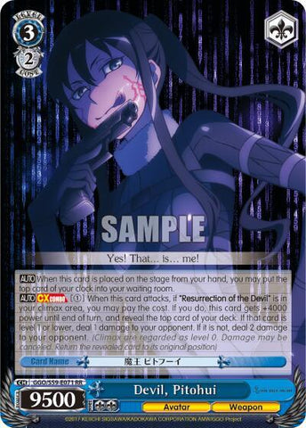 Devil, Pitohui  - SAO Alternative - Gun Gale Online (GGO/S59)