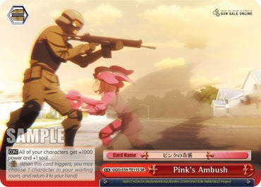 Pink's Ambush (GGO/S59 SR) [ Weiss Schwarz SAO Alternative–Gun Gale Online ]
