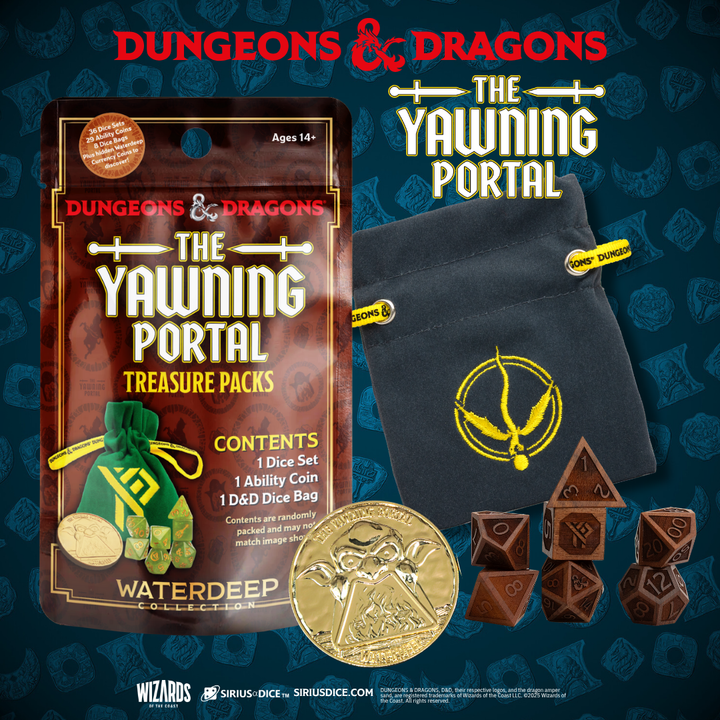 Sirius Dice - D&D The Yawning Portal Treasure Packs (Mystery Dice Set)