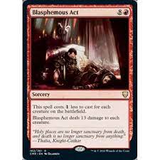 CGC Graded - MTG: Blasphemous Act (Rare Foil) [Commander Legends, 2020]