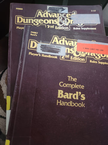 Advanced Dungeons & Dragons 2nd Edition: The Complete Bard's Handbook