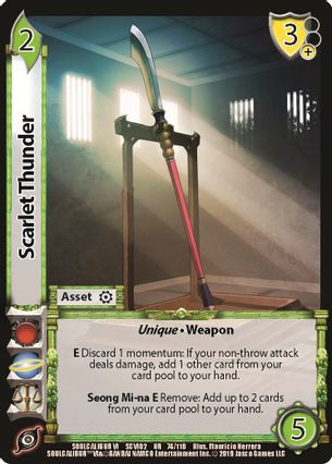 Scarlet Thunder (Soul Calibur VI: Libra of Souls)