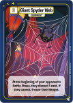 Giant Spyder Web [Champions of Meridell]