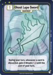 Ghost Lupe Sword [Defenders of Neopia]