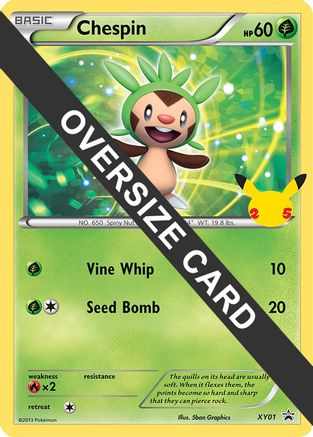 Chespin (XY01) [First Partner Pack, Jumbo Card]