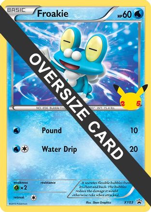 Froakie (XY03) [First Partner Pack, Jumbo Card]