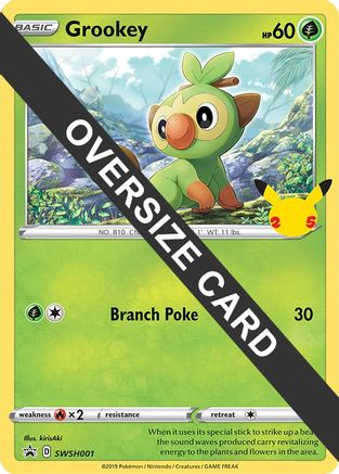 Grookey (SWSH001) [First Partner Pack, Jumbo Card]