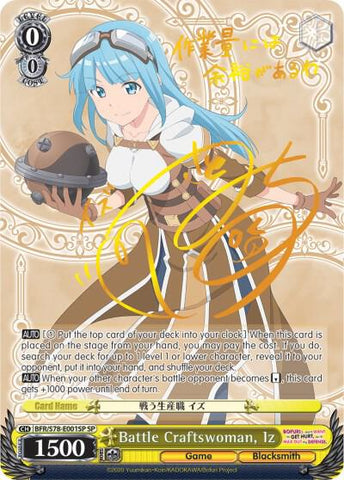 PSA Graded - Battle Craftswoman, Iz (SP) [BOFURI: I Don't Want to Get Hurt, so I'll Max Out My Defense (BFR/S78)]