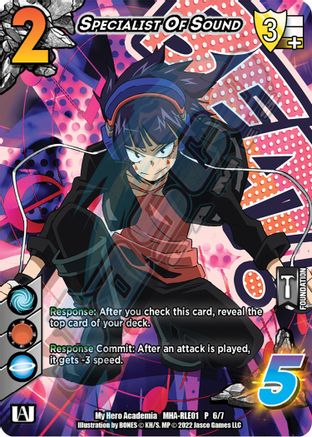 Specialist of Sound (Regional License Exam 2021) [MHA Promos]