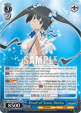 Proof of Trust, Hestia (RR) - Is it Wrong to Try to Pick Up Girls in a Dungeon? (DDM/S88)