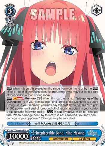 Irreplaceable Bond, Nino Nakano (SR) - The Quintessential Quintuplets 2 (5HY/W90)