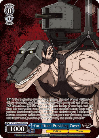 Cart Titan: Providing Cover (TTR) - Attack On Titan: Final Season (AOT3)