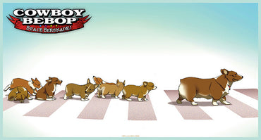 Cowboy Bebop Playmat - Ein & Family