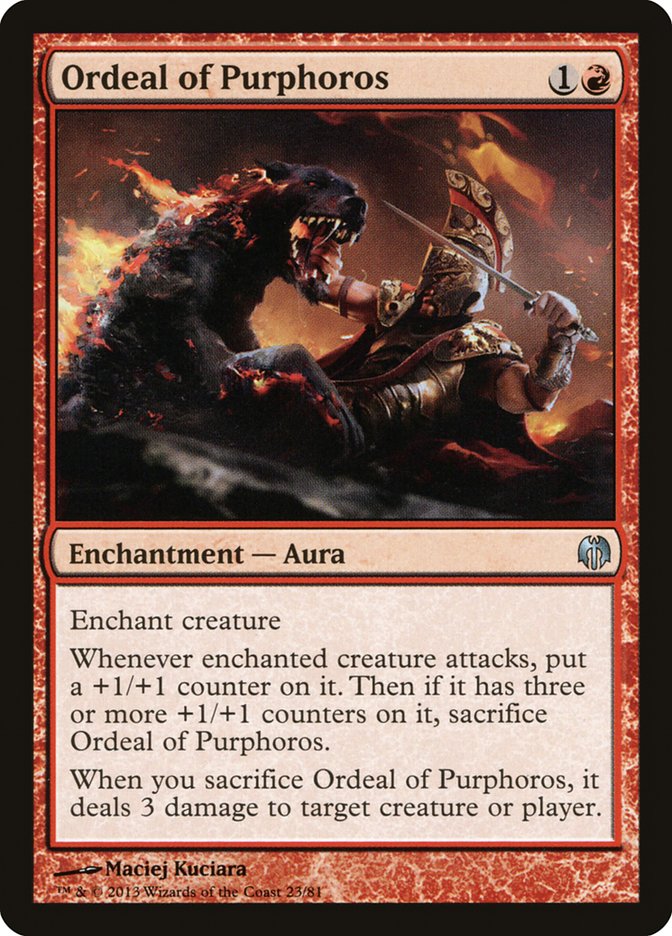 Ordeal of Purphoros [Duel Decks: Heroes vs. Monsters]