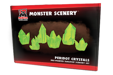 Monster Scenery: Peridot Crystals