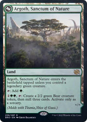 PSA Graded - Argoth, Sanctum of Nature (256/287) [The Brothers' War]