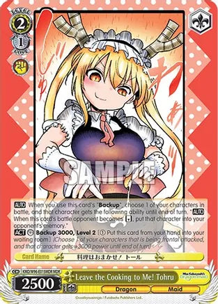 Leave the Cooking to Me! Tohru (MDR) - Miss Kobayashi's Dragon Maid (KMD)