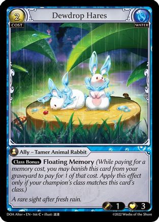Grand Archive Single: Dewdrop Hares [Dawn of Ashes] (DOA Alter)