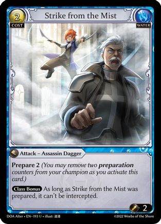 Grand Archive Single: Strike from the Mist [Dawn of Ashes] (DOA Alter)