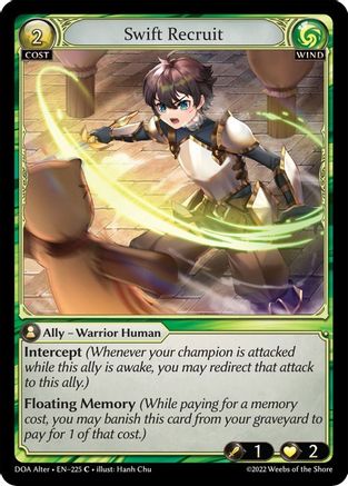 Grand Archive Single: Swift Recruit [Dawn of Ashes] (DOA Alter)