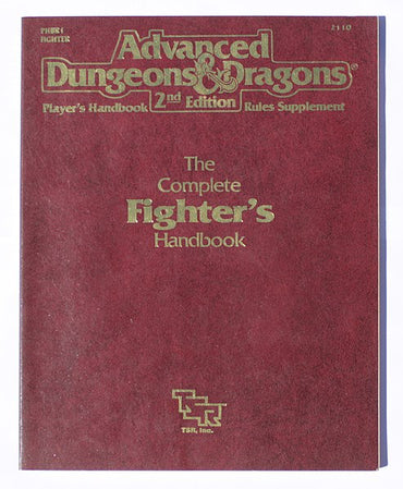 Advanced D&D: 2nd Edition - Complete Fighter's Handbook