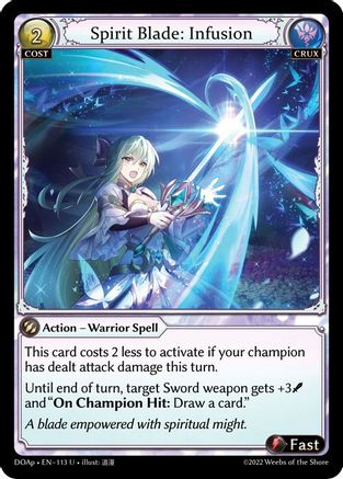 Grand Archive Single: Spirit Blade - Infusion [Dawn of Ashes] (Prelude)