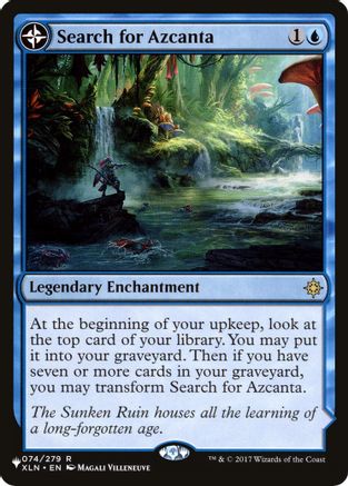 Search for Azcanta // Azcanta, The Sunken Ruin [The List]
