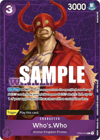 Who's.Who (Tournament Pack Vol. 3) [Winner] [One Piece Promotion Cards]