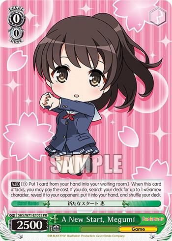 A New Start, Megumi (Foil) - Saekano How to Raise a Boring Girlfriend. flat (SHS/W71)