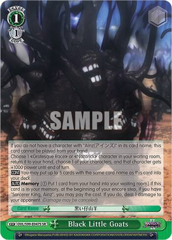 Black Little Goats (SR) - Nazarick: Tomb of the Undead Vol.2 (OVL/S99)