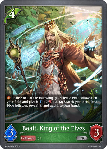 Baalt, King of the Elves (PR-027EN) [Promotional Cards]