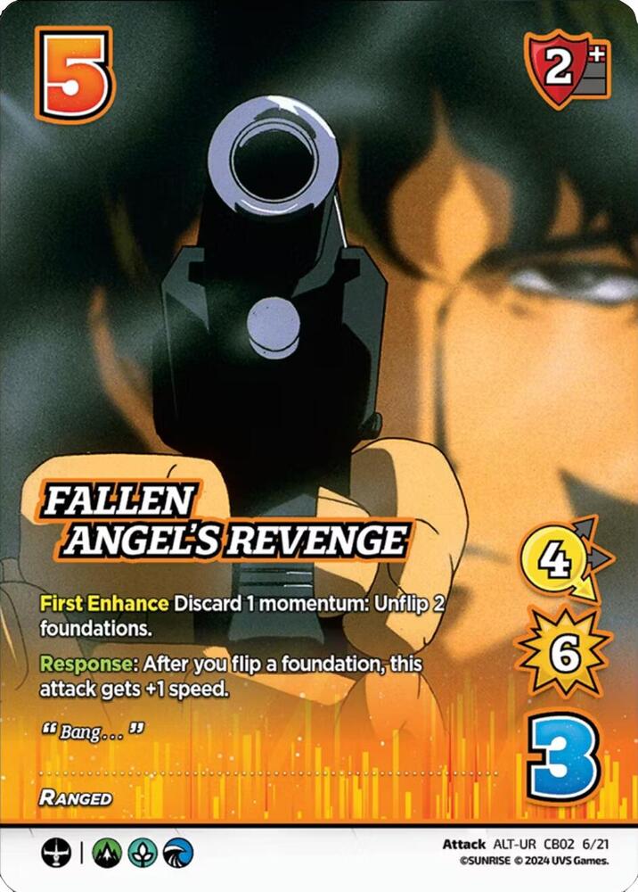 Fallen Angel's Revenge (Alternate Art) [Challenger Series: Cowboy Bebop and Trigun]