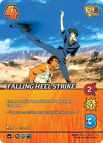 Falling Heel Strike (Alternate Art) [Challenger Series: Cowboy Bebop and Trigun]