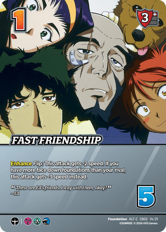 Fast Friendship (Alternate Art) [Challenger Series: Cowboy Bebop and Trigun]