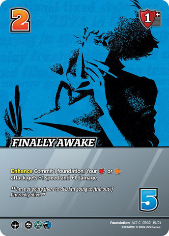 Finally Awake (Alternate Art) [Challenger Series: Cowboy Bebop and Trigun]
