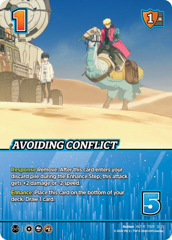 Avoiding Conflict (Alternate Art) [Challenger Series: Cowboy Bebop and Trigun]