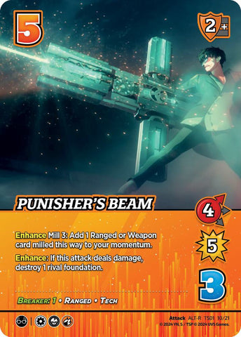 Punisher's Beam (Alternate Art) [Challenger Series: Cowboy Bebop and Trigun]