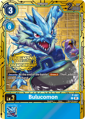 Bulucomon [P-067] (Championship 2023 Gold Card Set) [Promotional Cards]