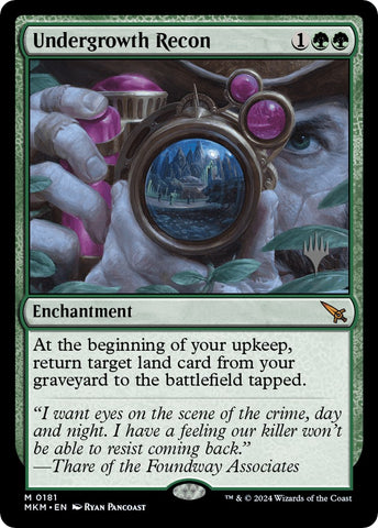 Undergrowth Recon (Promo Pack) [Murders at Karlov Manor Promos]