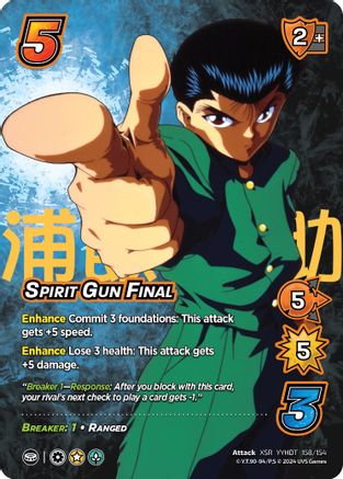 Spirit Gun Final (XSR) [Yu Yu Hakusho: Dark Tournament Looms]
